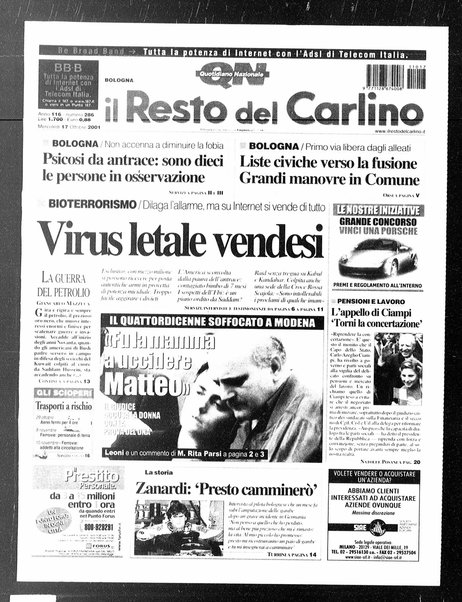 Il Resto del Carlino : giornale dell'Emilia